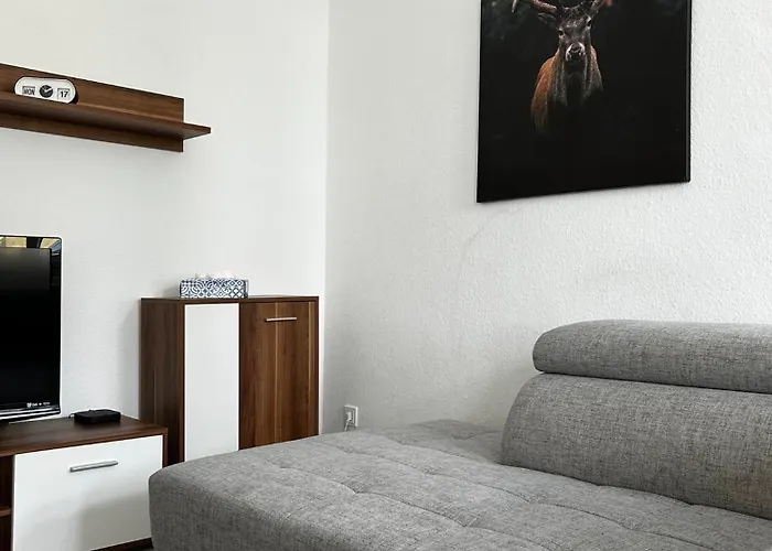 아파트 Monteurwohnung Burchard I Rosenau - Platz Fuer 6 Personen 코부르크